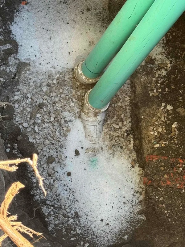 Cleared and repaired drain line by Rare Breed Plumbing in Utah