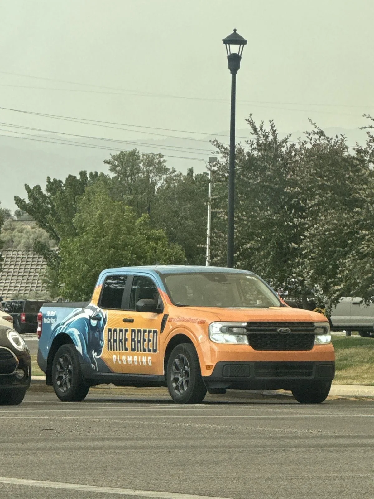 Rare Breed Plumbing service truck in Utah