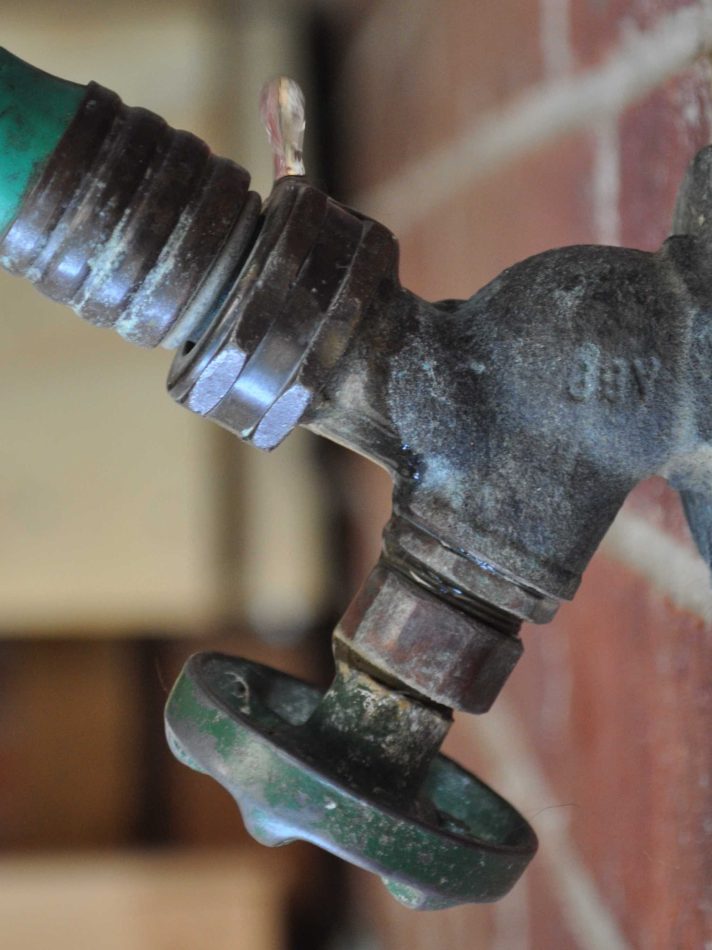 Outdoor hose bibb faucet by Rare Breed Plumbing in Utah